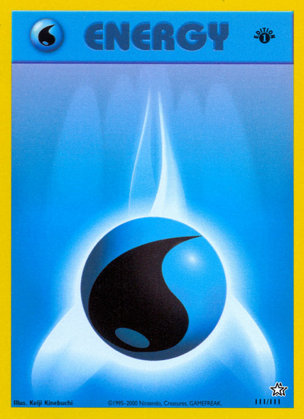 Neo Genesis Water Energy #111/111 first edition